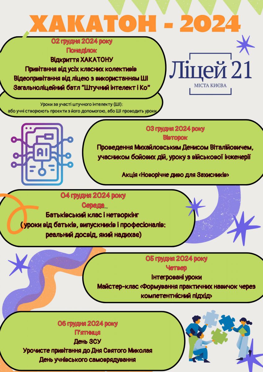 Ліцей №21 - Офіційний сайт